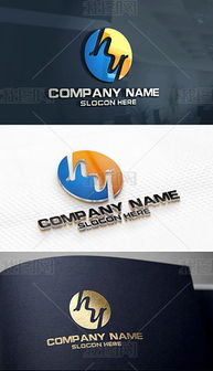 探索创意之源 hy字母创意Logo设计公司的品牌视觉解决方案